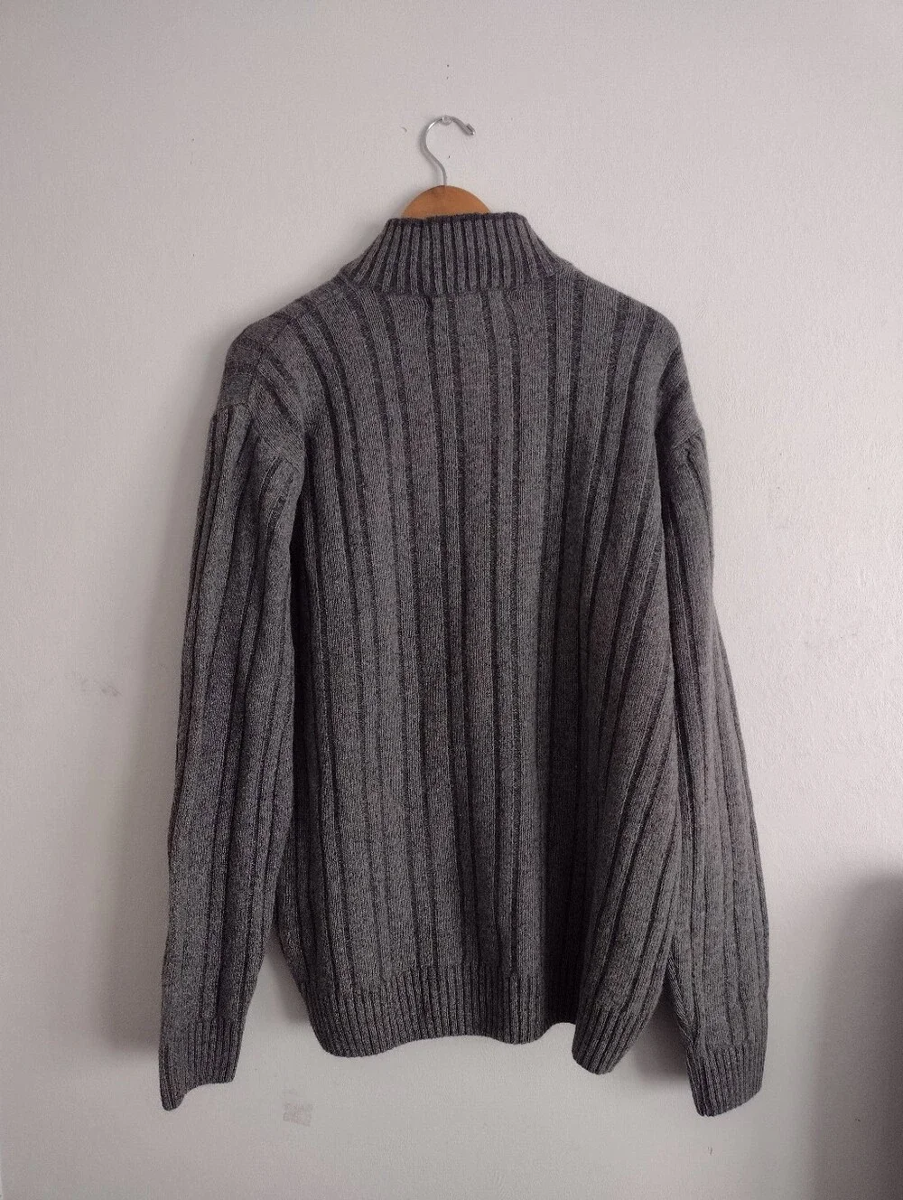 Danielle Blasi Mens Gray Wool Blend Sweater XL